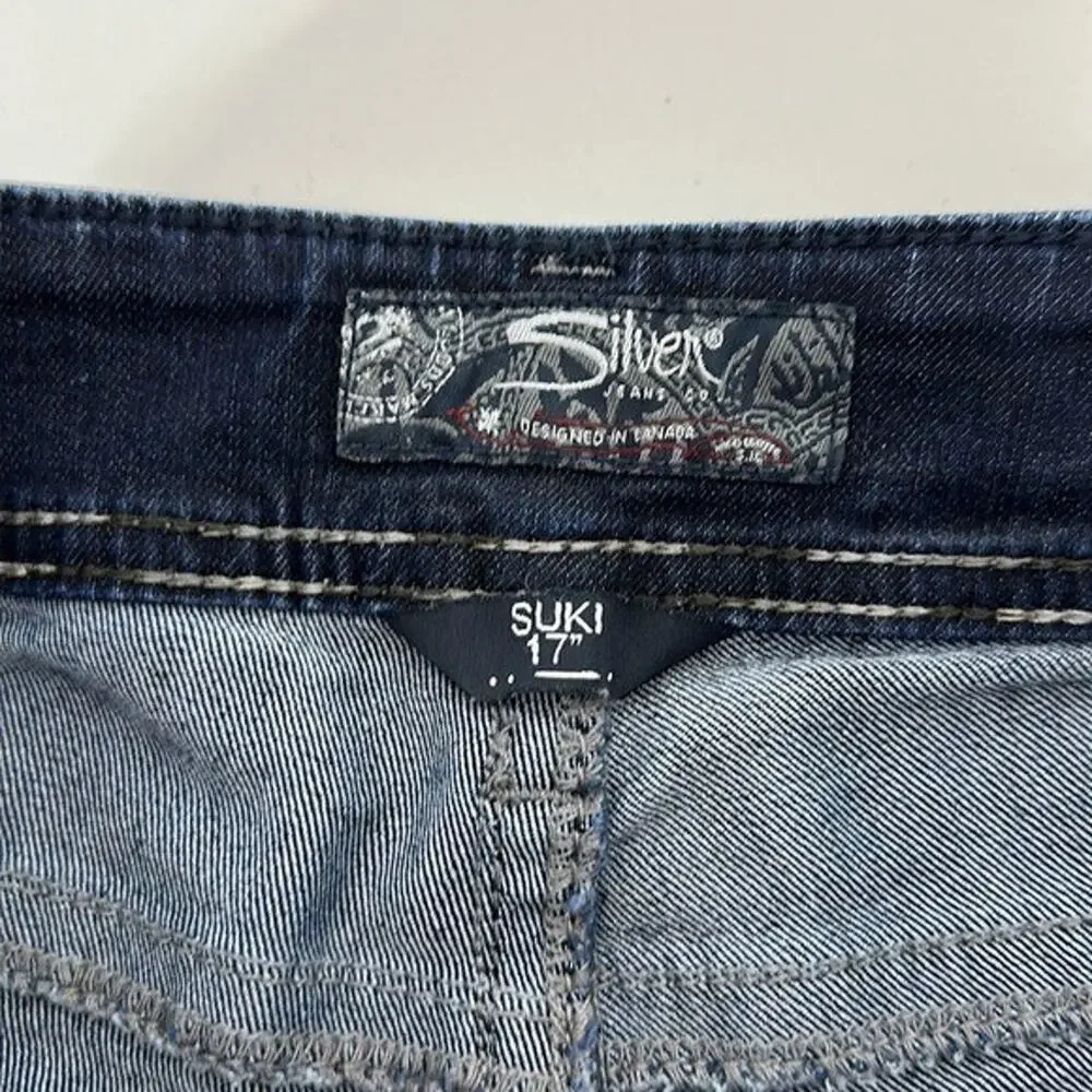 Silver Jeans Womens 30 Blue Suki Bootcut‎ Dark Wash Western Cowgirl Rodeo